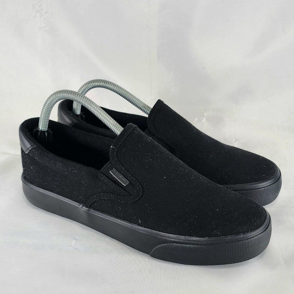 Lugz Clipper‎ Triple Black Slip On Flat Comfortable Shoes Classic Women Size 8.5